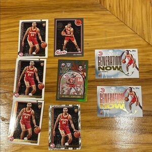 Atlanta Hawks Asa Newell Rookie Card NBA Topps Set